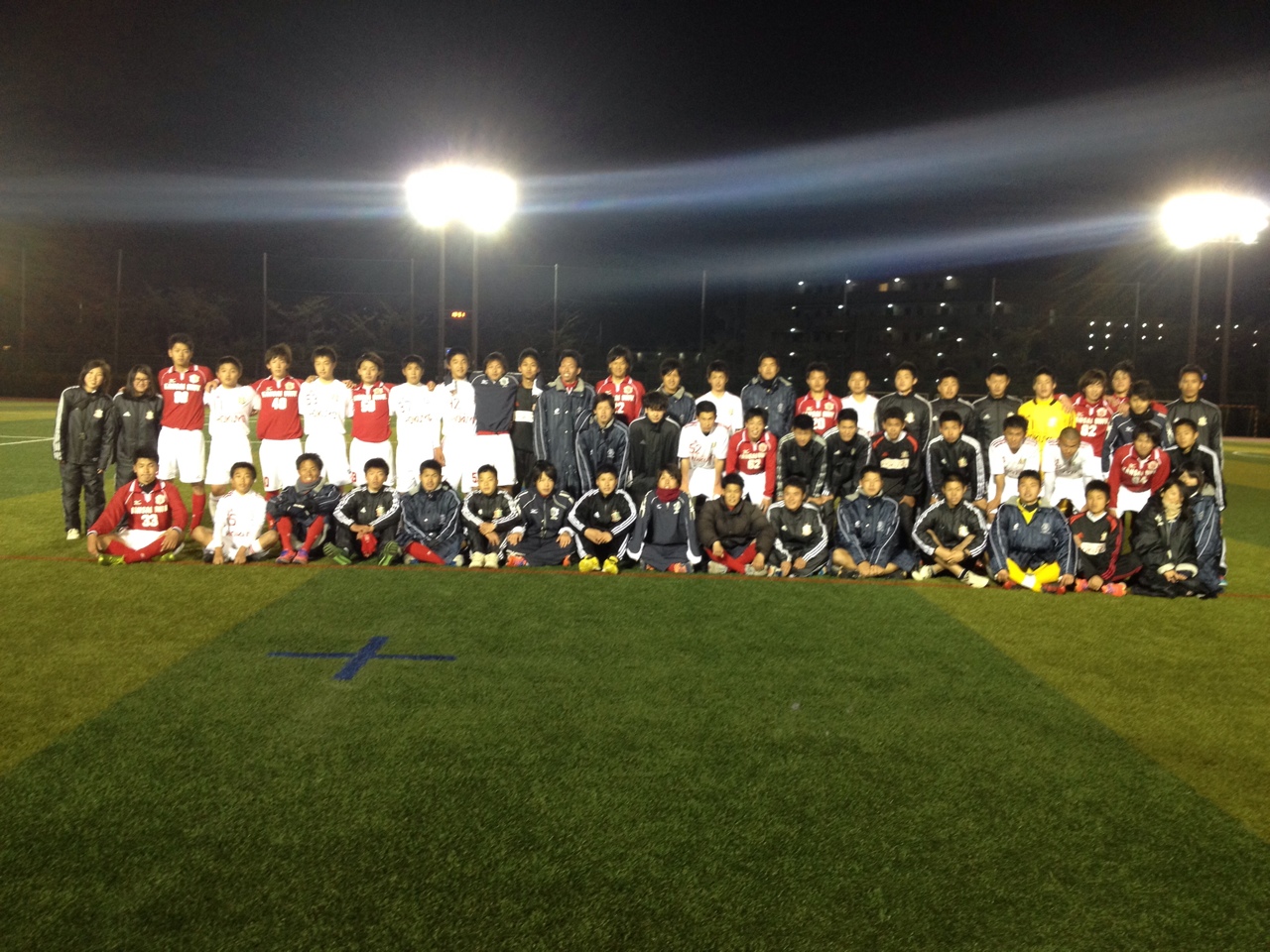 関西大学の選手たちと合同練習をしました。
